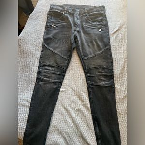 MNML biker denim pants